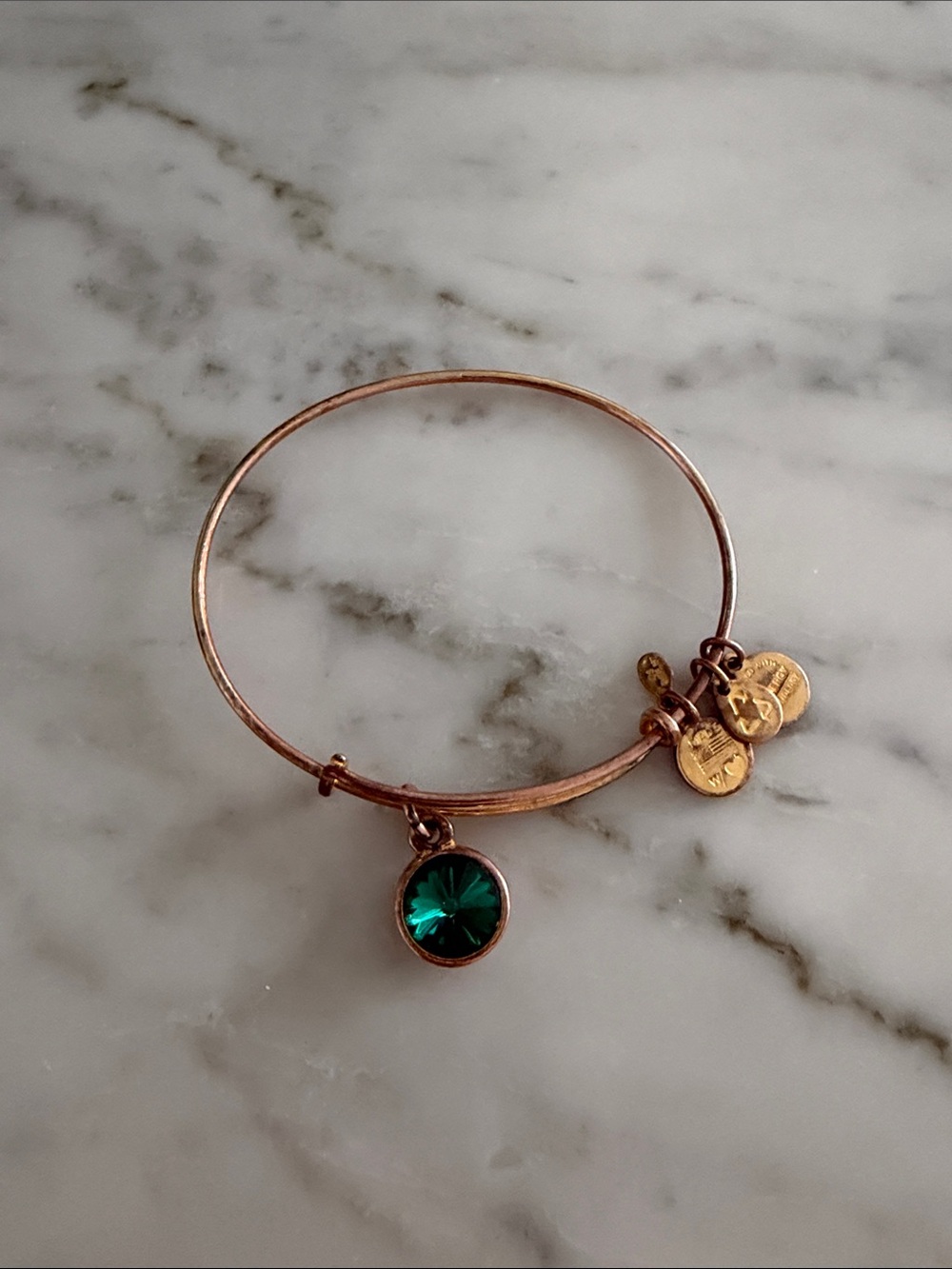 ALEX AND ANI Emerald May Birthstone Bracelet
